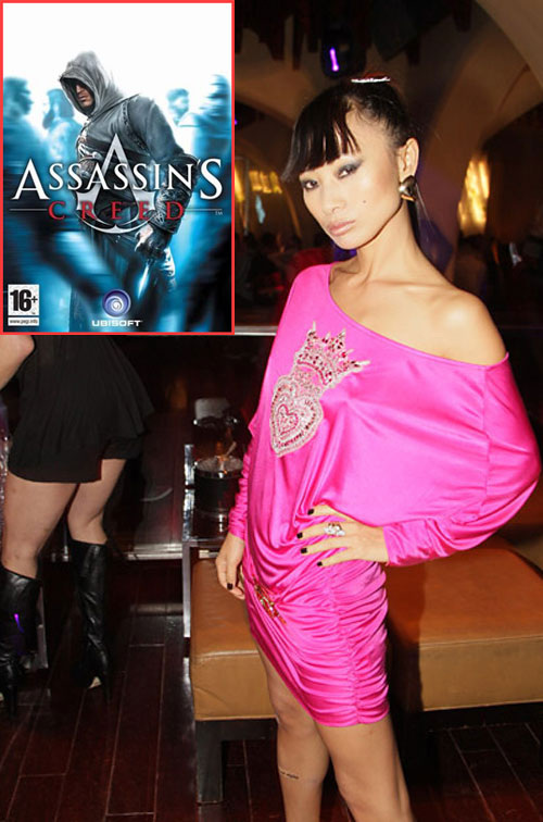 Bai Ling went out to party quelle surprise in support of the new 